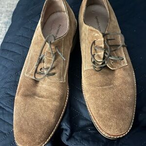 Banana Republic Men's Brown Suede Oxfords